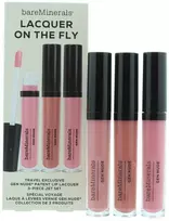 Bare Minerals Lacquer On The Fly Set BareMinerals: Gen Nude Liquid Lipstick Cant Even 3.7 ml + Gen Nude Liquid Lipstick Dahling 3.7 ml + Gen Nude Liquid Lipstick Major 3.7 ml