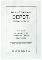„Depot 400 Shave Specifications No. 405“ drėkinamasis skutimosi kremas su alantoinu, 10 ml