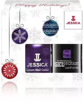 Winter Set Jessica: Custom Colors Nagų lakas Violetinė Lust 14.8 ml + Professional GELeration Semi-Permanent Nagų lakas Violetinė Lust, 15 ml