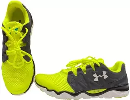 Under Armour, Micro G Optimum, Sport Shoes, Pilkas/Neon, For Men, 8/42.5
