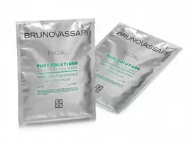 Set Bruno Vassari Pure Solutions Tea Tree Oil Eliminates Impurities Peel-Off Mask For Face, 6 vnt., 30 g