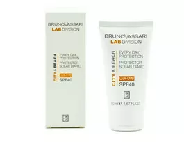 Bruno Vassari City & Beach Titanium Dioxide Hydrating Morning Kreminis For Face SPF 40, 50 ml