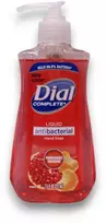Dial, antibakterinis, granatų ir mandarinų skonio skystas muilas rankoms, 221 ml