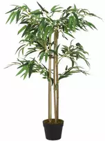 Dirbtinis bambukas, žalios spalvos, 120cm, 760 lapų
