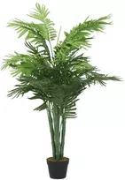 Dirbtinė palmė, žalios spalvos, 80cm, 18 lapų