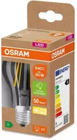 Osram 3,8W LED lemputė, E27, skaidri, 3000K
