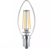 LED lemputės PHILIPS, E14, B35, 2700 K, 4,3W (=40W), 470 lm, NON-DIM, 3 vnt.