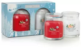 Yankee Candle Kalėdinis dovanų rinkinys Signatūrinės žvakės 2 vnt.