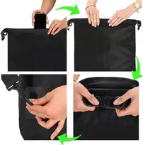 Springos Vandeniui atsparus vandens maišas 20L juodas PVC