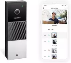 Ecost prekė po grąžinimo Netatmo ndbde išmanusis vaizdo durų skambutis su fotoaparatu, WiFi, 2way Au (Atnaujinta)