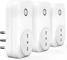 Ecost prekė po grąžinimo Meross Smart WiFi kištuko lizdas, itališkas išmanusis kištukas 16a (L tipas (Atnaujinta)