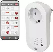 Ecost prekė po grąžinimo BrennenStuhl Connect WiFi Outlet Wa 3000 (intelektualusis WiFi lizdas, sude (Atnaujinta)