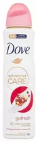 „Dove Advanced Care Go Fresh“ granatų ir citrinų verbenų antiperspirantas moterims, 150 ml