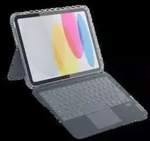 EPICO klaviatūra su dėklu Apple iPad iPad Pro 11" (2018/2020/2021/2022)/iPad AIR 10,9"/10,9" M1 - ČEKIJA - pilkas
