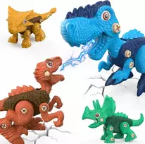 Dinozauras konstruktorius su atsuktuvu