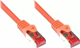 RNS® jungiamasis kabelis su apsauga nuo fiksavimo, Cat. 6, S/FTP, PiMF, PVC, 250MHz, oranžinis, 1m, Good Connections (8060-010O)