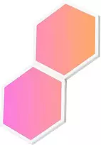 Govee – RGBIC Glide Hexa Light Panels Expansion Pack (2 vnt.)