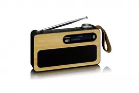 Lenco PDR-040BAMBOOBK DAB+ skaitmeninis radijas Bluetooth / RDS