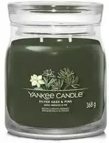 Yankee Candle Sidabrinis Sage & Pine kvepianti žvakė, 368 g