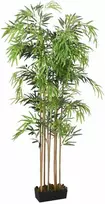 Dirbtinis bambukas, žalios spalvos, 150cm, 1095 lapai