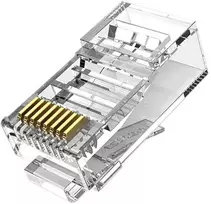 Vention Modulinė RJ45 Cat.5E UTP jungties ventiliacija IDBR0-50 permatoma pakuotė po 50