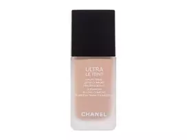 Chanel Ultra Le Teint Flawless Finish Fluid Foundation ilgai išliekanti tobulinanti kreminė pudra, matinis švytintis efektas, atspalvis: BR12, 30 ml