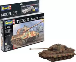 Revell Tiger II Ausf. B 1/72 tanko dovanų rinkinys su dažais, klijais