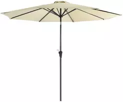 Songmics Skėtis Ø 300 cm Taupe