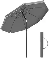 Songmics Skėčiai Ø 160 cm sulankstomi