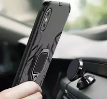 Dėklas CASE ARMOR RING MAGNETIC SAMSUNG GALAXY A72 5G Juodas