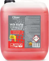Clinex Cleaner tualeto indams ir praustuvų pisuarams naikina šlapimo kvapus CLINEX W3 Forte 10L Valiklis tualeto dubenims ir praustuvų pisuarams naikina šlapimo kvapus CLINEX W3 Forte 10L