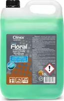 Grindų valymo skystis be dryžių, blizgesio, kvapo CLINEX Floral - Ocean 10L