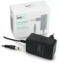 JustPi 12V/2.5A maitinimo šaltinis, skirtas Arduino - DC 5.5/2.1mm kištukas