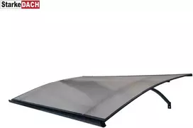 Stogelis STARKEDACH Lenktas L-160 - Grafito spalvos konstrukcija / Skaidri danga