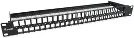 „Equip“ komutacinis skydelis 48x Cat6 19 UTP 1HE „Keystone“ montažo programinė įranga