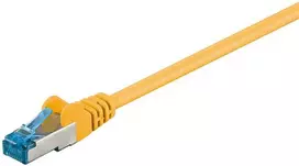 Wentronic Goobay Kabelis LAN Patchcord CAT 6A S/FTP Geltona 15m