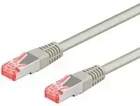 Goobay Kabelis LAN Patchcord CAT 6A S/FTP pilka 1.5m