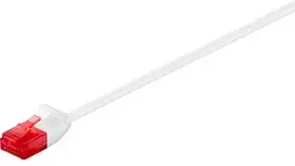 Goobay CAT 6 U/UTP Plonas LAN Patchcord kabelis, Baltas 1 m
