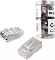 Spacetronik RJ45 kištukas kat. 5e FTP NC-RJ455FT-0 100 vnt.