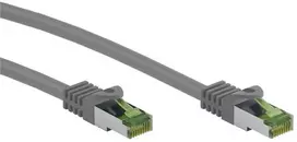 Goobay Kabelis LAN Patchcord CAT 8.1 GHMT S/FTP pilka 0.5m