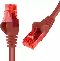 Spacetronik Kabelis RJ45 CAT 6 U/UTP AWG24 raudona 30m
