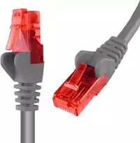 Spacetronik Kabelis RJ45 CAT 6 U/UTP AWG24 pilka 10m
