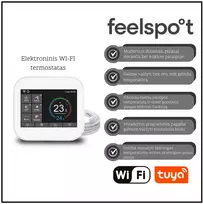 Feelspot WTH07.36WIFI termoreguliatorius sp balta