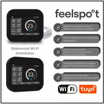 Feelspot WTH07.36WIFI termoreguliatorius sp juoda