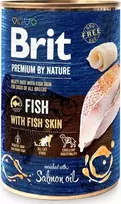 Drėgnas Šunų Maistas - BRIT Premium by Nature Žuvis su žuvies oda 800g