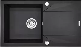 Deante granitinė virtuvinė plautuvė Deante Evora ZQJ G113, Metallic graphite