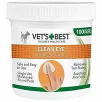Vet's Best Clean Eye akių valymo servetėlės, 100 vnt