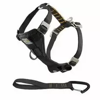 Kurgo Padidinto stiprumo „Tru-Fit“ išmanieji diržai su saugos diržo juostele – „Juodas“ 2,2–4,5kg – „X-Small“