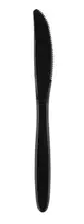 Kreispack Vienkartiniai peiliai SUPERIOR,PS, juodi, 17 cm, 50 vnt.