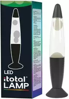 LED Lavos lempa,Itotal, su kintančia spalva, baltu vašku ir juodu pagrindu